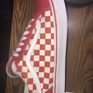 Size 12 red checkered vans